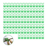 100PCS Plant Climbing Wall Fixture Wall Vines Fixing Clip Self Adhesive Branch Fixture Securing ClipGreen - Extra Image