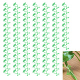 100PCS Plant Climbing Wall Fixture Wall Vines Fixing Clip Self Adhesive Branch Fixture Securing ClipGreen - Extra Image