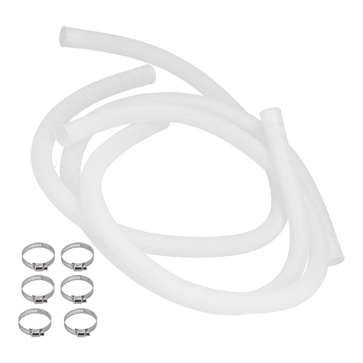 3Pcs Hose Polyethylene Plastic Replacement Pressure Resistant Leak Proof Pool Pump Hose