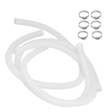 3Pcs Hose Polyethylene Plastic Replacement Pressure Resistant Leak Proof Pool Pump Hose - 45-Degree Angle