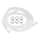 3Pcs Hose Polyethylene Plastic Replacement Pressure Resistant Leak Proof Pool Pump Hose - Rear View