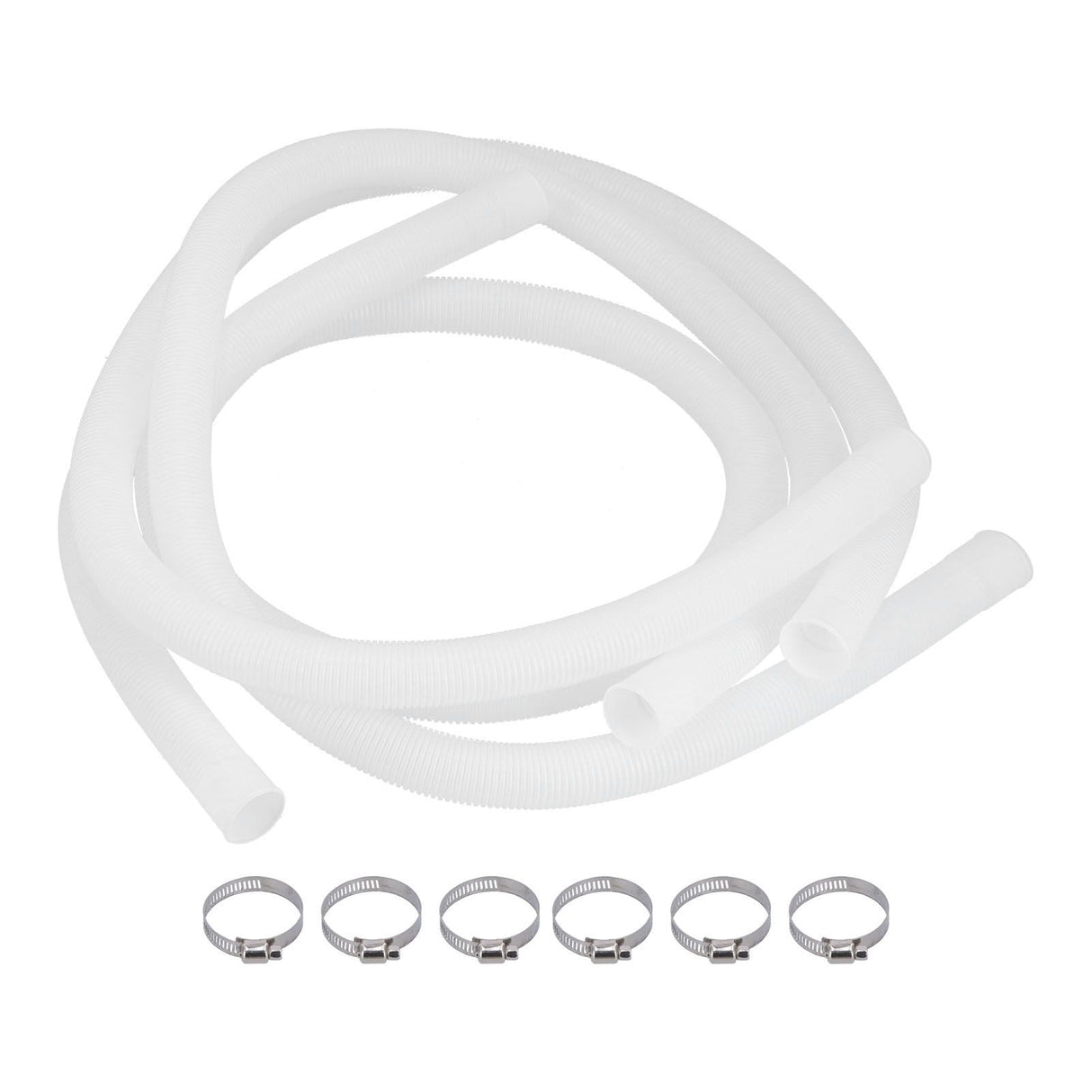 3Pcs Hose Polyethylene Plastic Replacement Pressure Resistant Leak Proof Pool Pump Hose