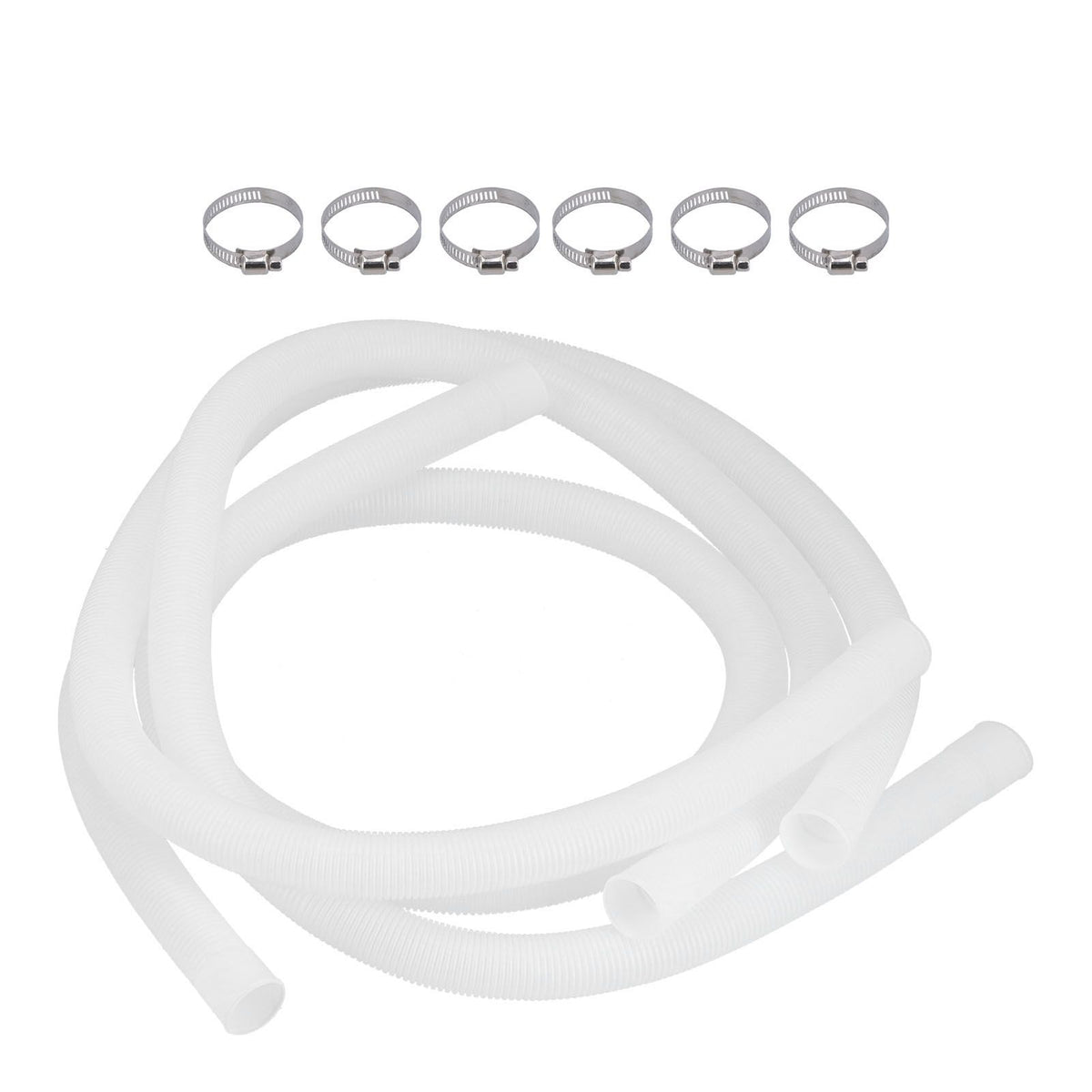 3Pcs Hose Polyethylene Plastic Replacement Pressure Resistant Leak Proof Pool Pump Hose