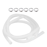 3Pcs Hose Polyethylene Plastic Replacement Pressure Resistant Leak Proof Pool Pump Hose - Low Angle