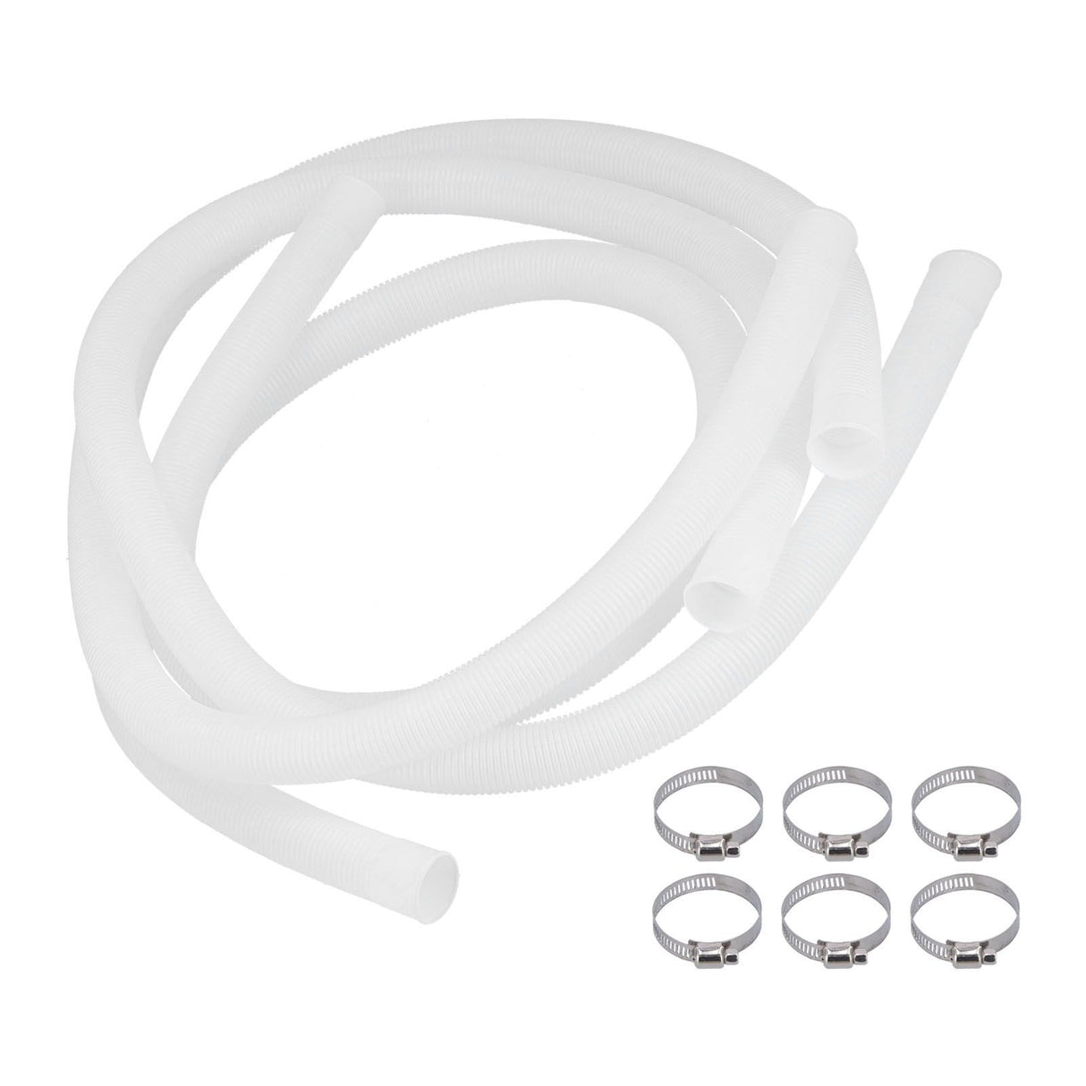 3Pcs Hose Polyethylene Plastic Replacement Pressure Resistant Leak Proof Pool Pump Hose