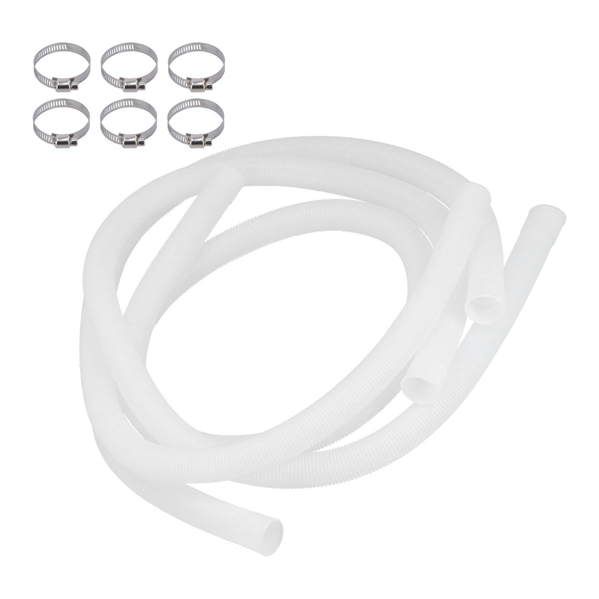 3Pcs Hose Polyethylene Plastic Replacement Pressure Resistant Leak Proof Pool Pump Hose