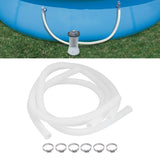 3Pcs Hose Polyethylene Plastic Replacement Pressure Resistant Leak Proof Pool Pump Hose