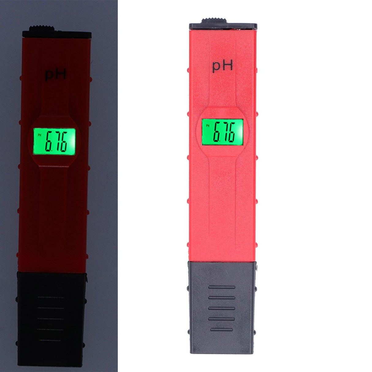 PH Tester Backlight Portable Digital PH Meter ATC High Accuracy Acidity Tester PH Test Pen for Water Soil Red