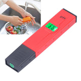PH Tester Backlight Portable Digital PH Meter ATC High Accuracy Acidity Tester PH Test Pen for Water Soil Red - Extra Image