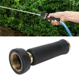 4in Female Thread Garden Hose Nozzle Brass Adjustable High Pressure Car Washing Irrigation Sprayer