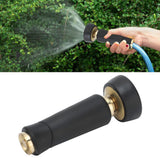 4in Female Thread Garden Hose Nozzle Brass Adjustable High Pressure Car Washing Irrigation Sprayer