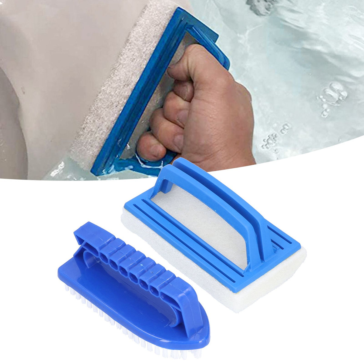 Swimming Pool Brush Handheld Pool Brush Sponge Brush Plastic Brush Pool Cleaning Brush