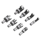 8Pcs Wood Plug Drill Bit Cutter Carbon Steel Industrial Barrel Claw Type Durable Wood Cutter for Electric Drill