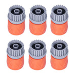 6Pcs Hose Connector Plastic Durable Anti Strong Acid Anti Rust Suction Head Pipe Adapter for Swimming Pool GardenUS Standard