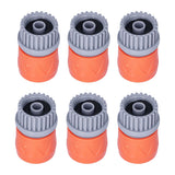 6Pcs Hose Connector Plastic Durable Anti Strong Acid Anti Rust Suction Head Pipe Adapter for Swimming Pool GardenUS Standard