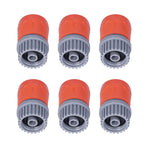 6Pcs Hose Connector Plastic Durable Anti Strong Acid Anti Rust Suction Head Pipe Adapter for Swimming Pool GardenUS Standard