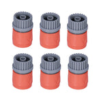 6Pcs Hose Connector Plastic Durable Anti Strong Acid Anti Rust Suction Head Pipe Adapter for Swimming Pool GardenUS Standard