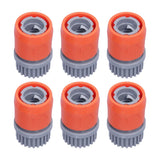 6Pcs Hose Connector Plastic Durable Anti Strong Acid Anti Rust Suction Head Pipe Adapter for Swimming Pool GardenUS Standard - Close-Up Angle