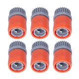 6Pcs Hose Connector Plastic Durable Anti Strong Acid Anti Rust Suction Head Pipe Adapter for Swimming Pool GardenUS Standard - Low Angle