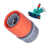 6Pcs Hose Connector Plastic Durable Anti Strong Acid Anti Rust Suction Head Pipe Adapter for Swimming Pool GardenUS Standard - Extra Image