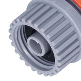 6Pcs Hose Connector Plastic Durable Anti Strong Acid Anti Rust Suction Head Pipe Adapter for Swimming Pool GardenUS Standard