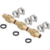 3 Set 3/4in Female Male Thread Garden Hose Repair Connector for 3/4in Or 5/8in Garden Hose Fitting - Extra Image