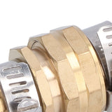 3 Set 3/4in Female Male Thread Garden Hose Repair Connector for 3/4in Or 5/8in Garden Hose Fitting