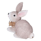 Rabbit Sculpture Simulation Resin Rabbit Ornament Environmentalliy Friendly and Durable for Family and BedroomRabbit A - Side View