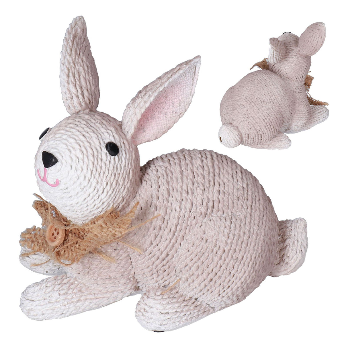 Rabbit Sculpture Simulation Resin Rabbit Ornament Environmentalliy Friendly and Durable for Family and BedroomRabbit A