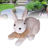 Rabbit Sculpture Simulation Resin Rabbit Ornament Environmentalliy Friendly and Durable for Family and BedroomRabbit A