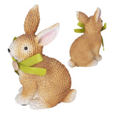 Rabbit Sculpture Simulation Resin Rabbit Ornament Environmentalliy Friendly and Durable for Family and BedroomRabbit B