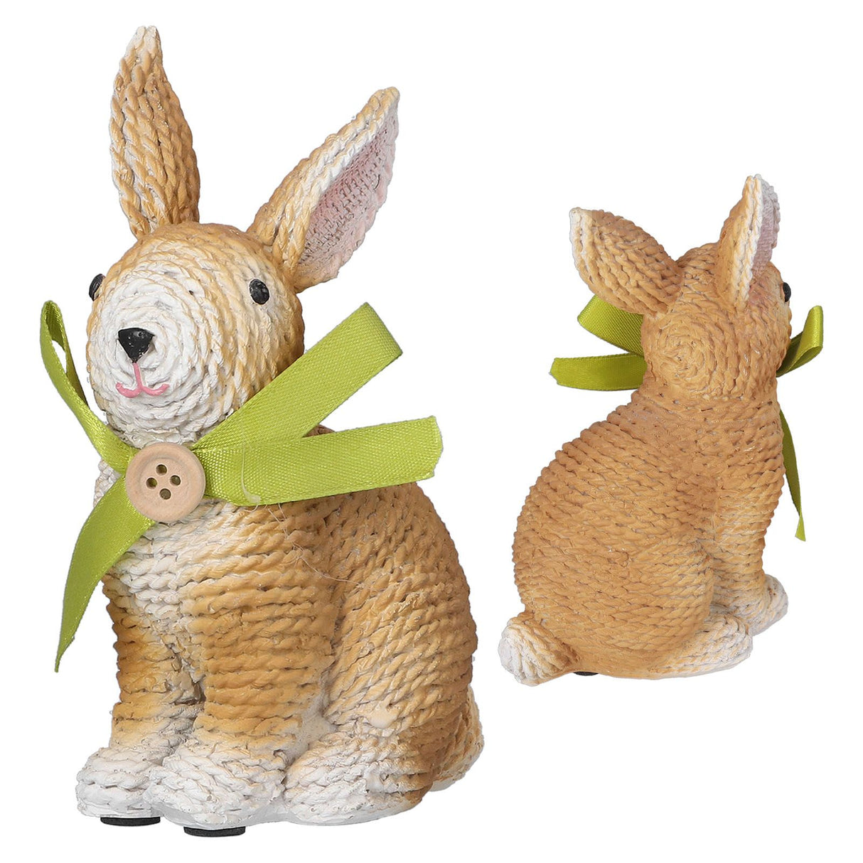 Rabbit Sculpture Simulation Resin Rabbit Ornament Environmentalliy Friendly and Durable for Family and BedroomRabbit B