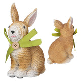 Rabbit Sculpture Simulation Resin Rabbit Ornament Environmentalliy Friendly and Durable for Family and BedroomRabbit B