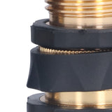 4Set Universal Hose Quick Connectors with Gaskets Brass Adapter Fittings Leakproof for Garden Irrigation