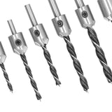 7Pcs Countersink Drill Bits Set Woodworking High Speed Steel Counter Sinker Drill Bit for Carpentry