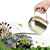 1000ML Watering Can Indoor Vintage Stainless Steel Succulent Flowers Plants Watering Kettle Pot Gold - Extra Image