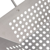 Beer Can Chicken Pan Food Grade Stainless Steel Beer Can Chicken Roaster Stand Holder with 2 Handle for Grill and Smoker