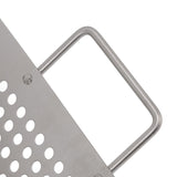 Beer Can Chicken Pan Food Grade Stainless Steel Beer Can Chicken Roaster Stand Holder with 2 Handle for Grill and Smoker