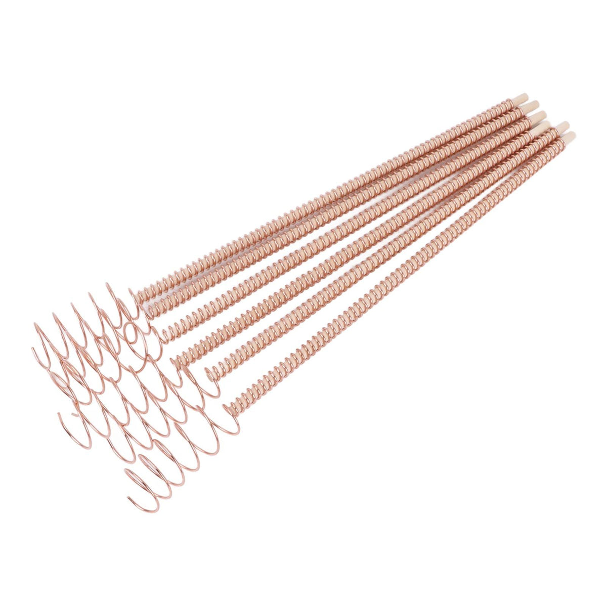 6PCS Electroculture Plant Stakes 12 Inch Natural Wood Stake Wrapped with Pure Copper Coil Gardening Antennas for Growing Garden Plants Vegetables