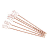 6PCS Electroculture Plant Stakes 12 Inch Natural Wood Stake Wrapped with Pure Copper Coil Gardening Antennas for Growing Garden Plants Vegetables - Extra Image