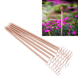 6PCS Electroculture Plant Stakes 12 Inch Natural Wood Stake Wrapped with Pure Copper Coil Gardening Antennas for Growing Garden Plants Vegetables - Extra Image