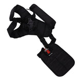 Trimmer Mower Double Shoulder Strap Oxford Cloth Comfortable Trimmer Harness for Lawn Trimmer Brush Cutter - Top-Down View