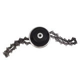 Chain Trimmer Head Replacement Lawn Mower Chain Weed Trimmer Head Outdoor Gardening Tool Abrasion Resistant Cordless Black