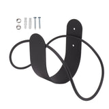Stainless Steel Garden Hose Bracket Wall Mount Strong Load Bearing Garden Hose Storage Holder Easy To Install Hose Hanger Black