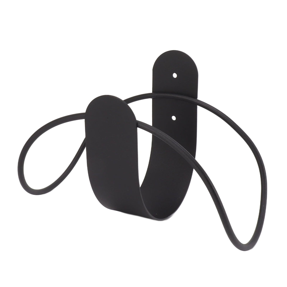 Stainless Steel Garden Hose Bracket Wall Mount Strong Load Bearing Garden Hose Storage Holder Easy To Install Hose Hanger Black