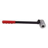 Wallpaper Seam Roller Iron Right Angle Straight Long Handle Smoothing Hand Pressure Roller Tool for PVC Plastic Roofing Decking Membrane