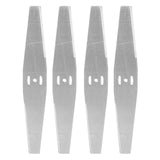 4PCS Lawn Mower Blades Stainless Steel Electric Grass Trimmer Cutter Blade Replacement Set for Yard and Garden Weeder Tool