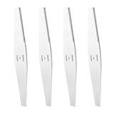4PCS Lawn Mower Blades Stainless Steel Electric Grass Trimmer Cutter Blade Replacement Set for Yard and Garden Weeder Tool