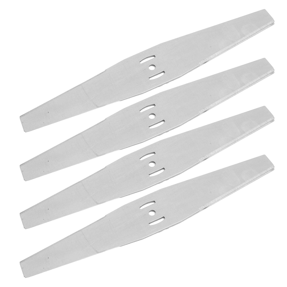 4PCS Lawn Mower Blades Stainless Steel Electric Grass Trimmer Cutter Blade Replacement Set for Yard and Garden Weeder Tool
