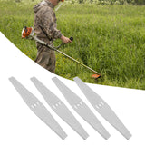 4PCS Lawn Mower Blades Stainless Steel Electric Grass Trimmer Cutter Blade Replacement Set for Yard and Garden Weeder Tool